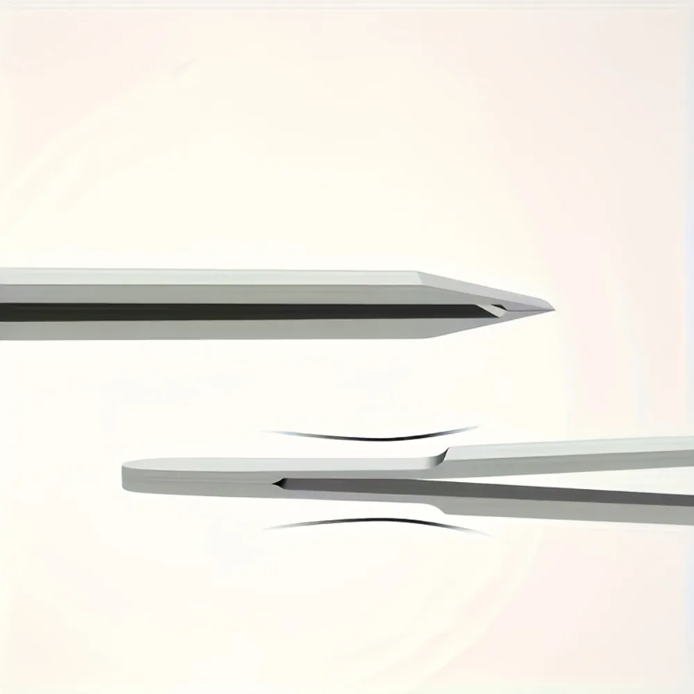 CMGF 1/2 pz Professionale In Acciaio Inox Sopracciglio Pinzette Per Ciglia Non-magnetico Ad Alta Precisione Superhard Anti-Statico Strumento di Trucco
