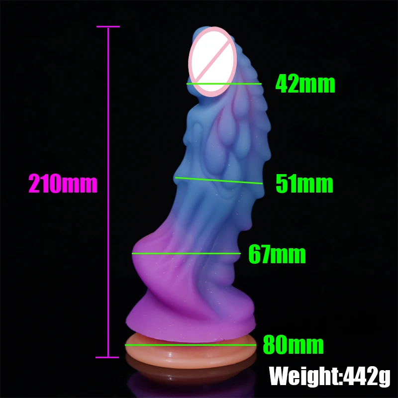 Super Realistic Dildo Luminous Fake Penis Female Masturbator Vaginal Dilator Massager G-spot Stimulator Sex Toys For Women Men