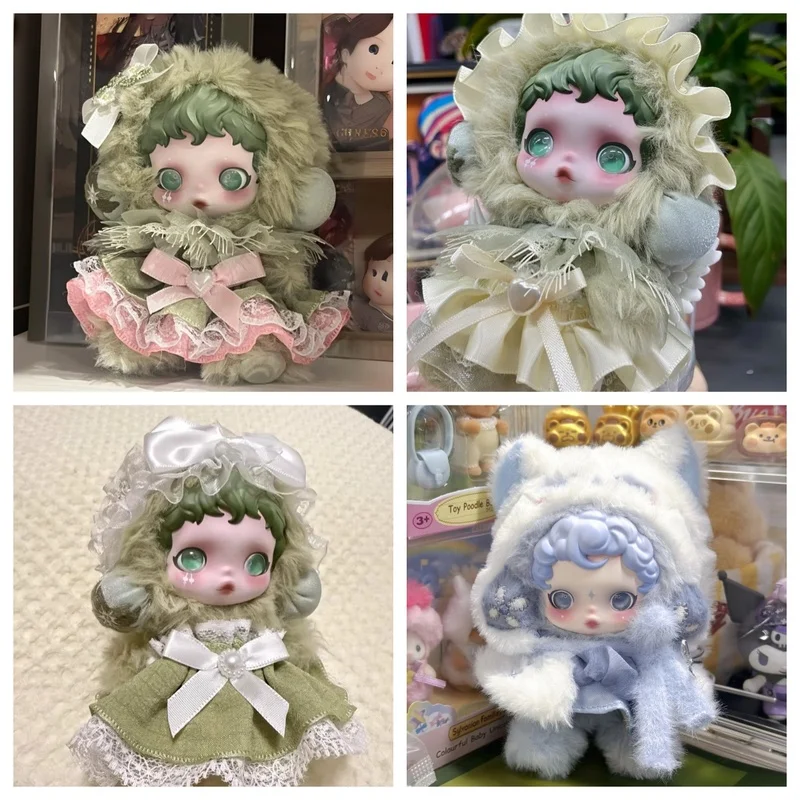 

10cm Cute Doll Clothes For Skullpanda V1 V2 Princess Dress Costume Doll Clothing Replacement Vinyl Dolls Accessories Gift