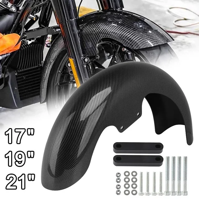 Przedni błotnik motocykla czarny błyszczący błotnik pokrywa dla Harley Touring Road King Electra Glide Street Road King Glide Ultra