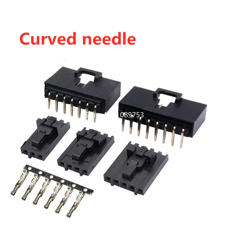 5/10Sets MX2.54 Dupont Connector Kit 2/3/4/5/6P Single Row Straight & Right Angle Pin Header with Housing & Crimp Terminals