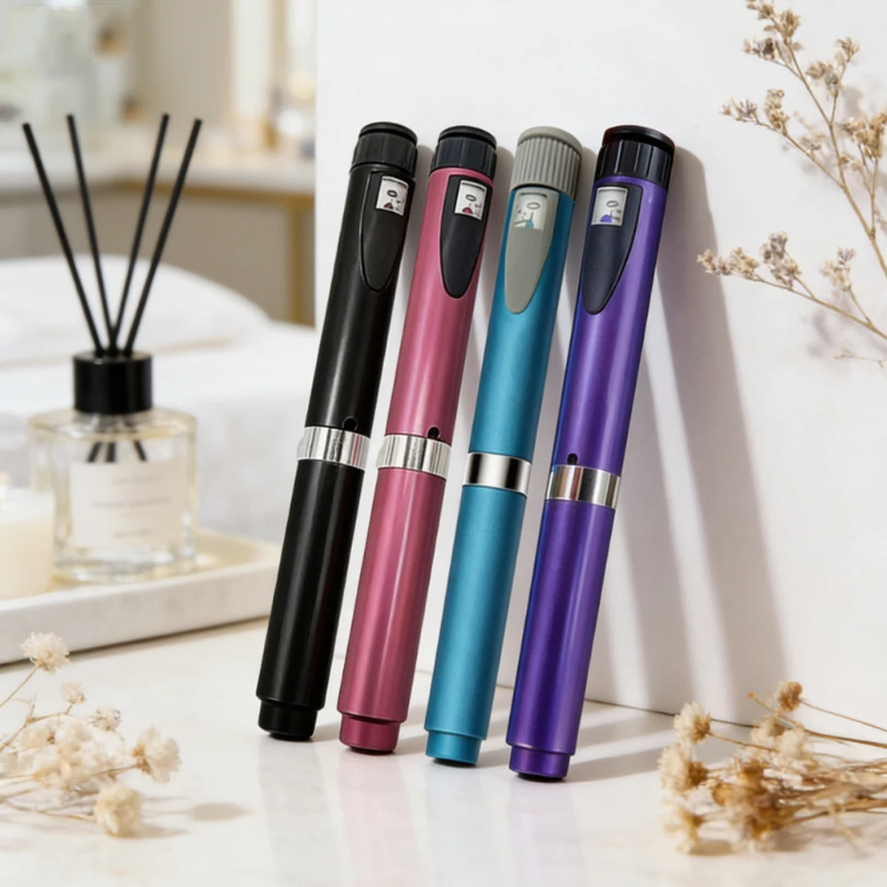 1//2/5/10Pcs Metal Reusable Injection Pen Adjustable 3ml Cartridge Injector Pen