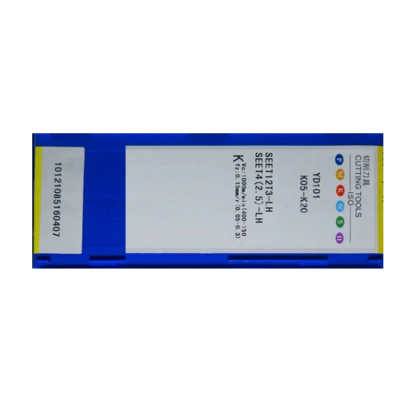 HUAZHICHUN SEET12T3-LH YD101 كربيد مخرطة CNC الموضوع تحول إدراجات لخيط تحول حامل الأدوات