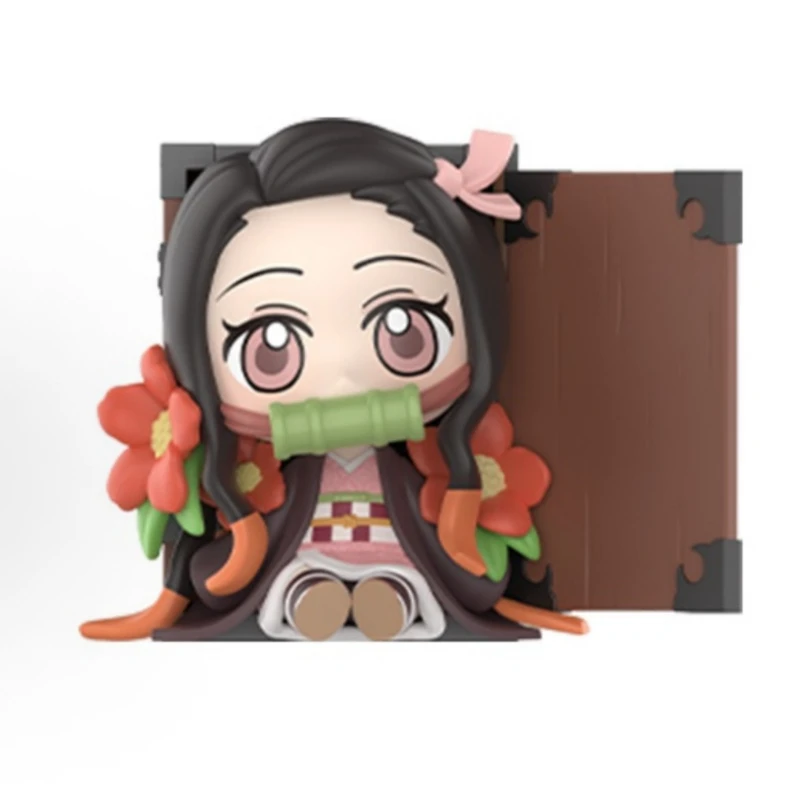 Demon Slayer Anime Cartoon Figur Blind Box Serie Tanjiro Kamado & Nezuko Kreative Personalisierte Statue Modell Ornament Überraschung