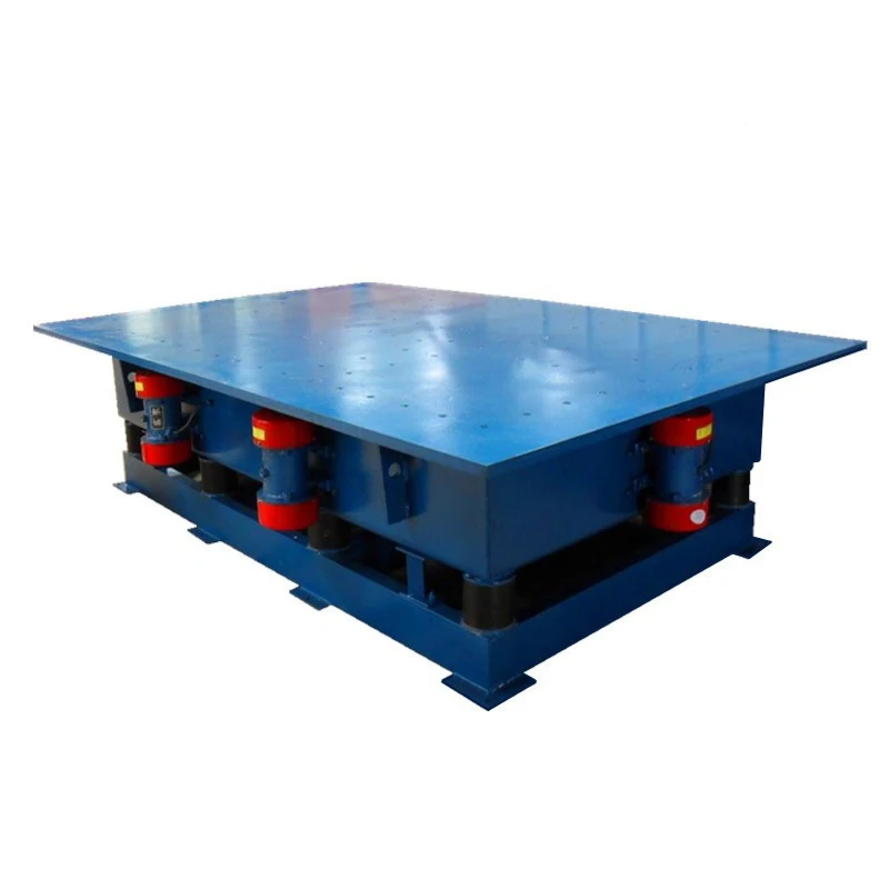 Electric Vibrating Shaking Table For Building Materials Paver Vibrating Table With External Motor Core Components