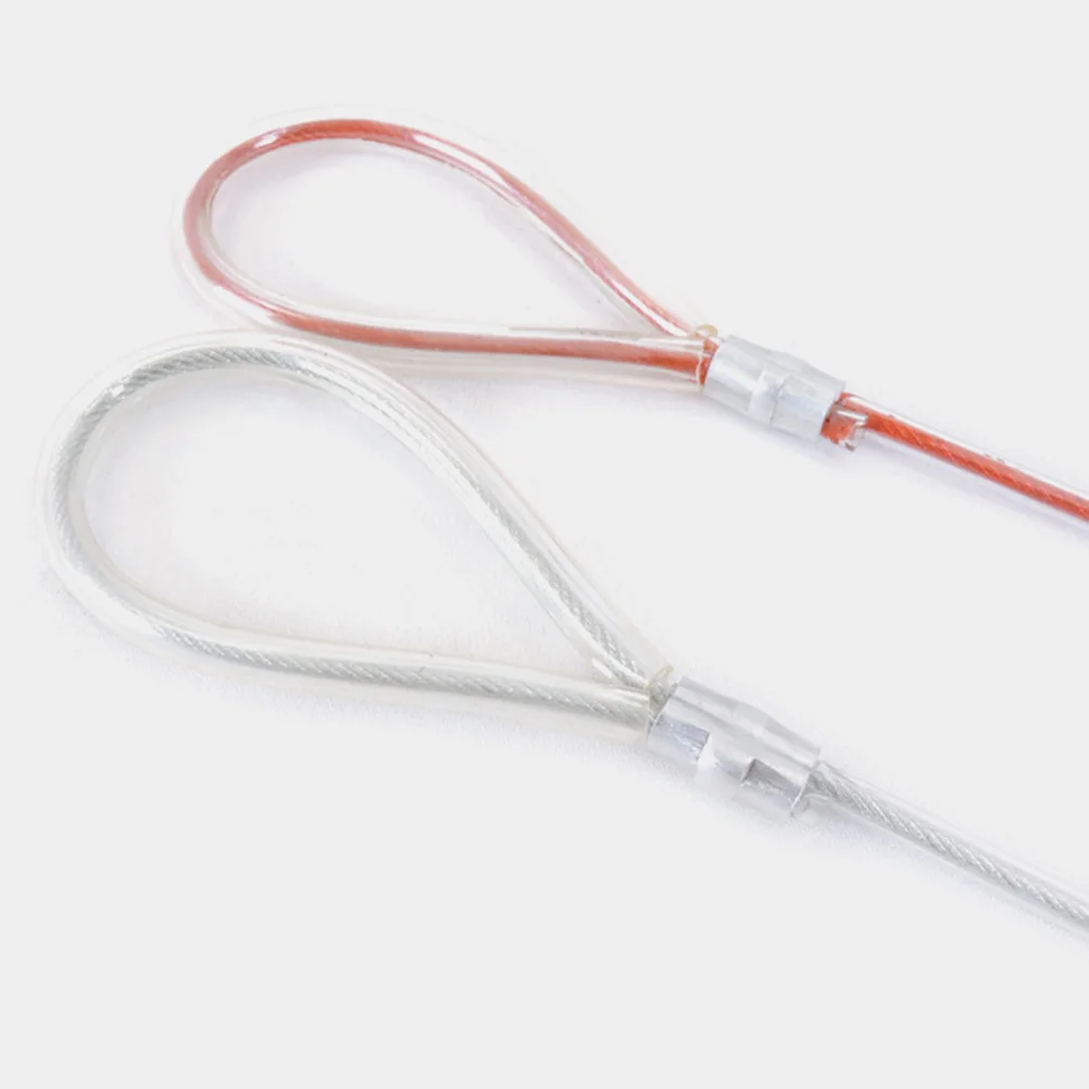 

Steel Wire Chew Proof Dog Leash Training Lead 0.6X120Cm White Water Resistant Easy Clean Strong Light For Large Dogs Outdoor
