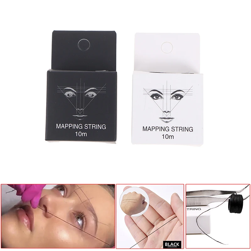 

1PC 10m/32.8ft Pre Inked Mapping String Microblading Eyebrow Marker Thread Line Tool for Brow Designers Beginners