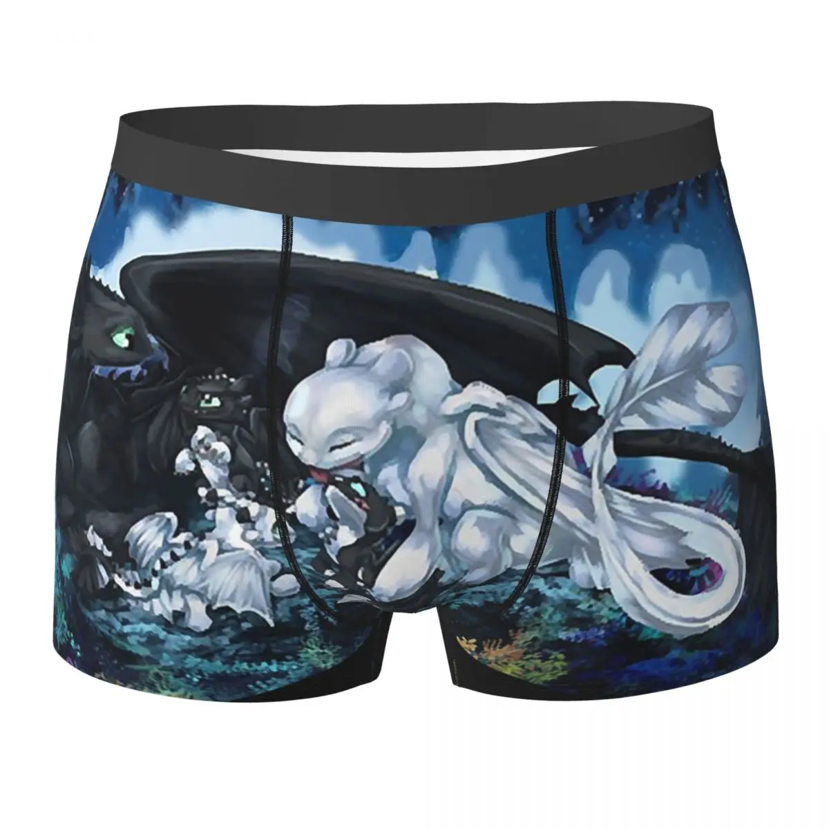 Boxer Underpants Shorts How To Train Your Dragon Panties Men's Soft Underwear for Homme Man Boyfriend Gift