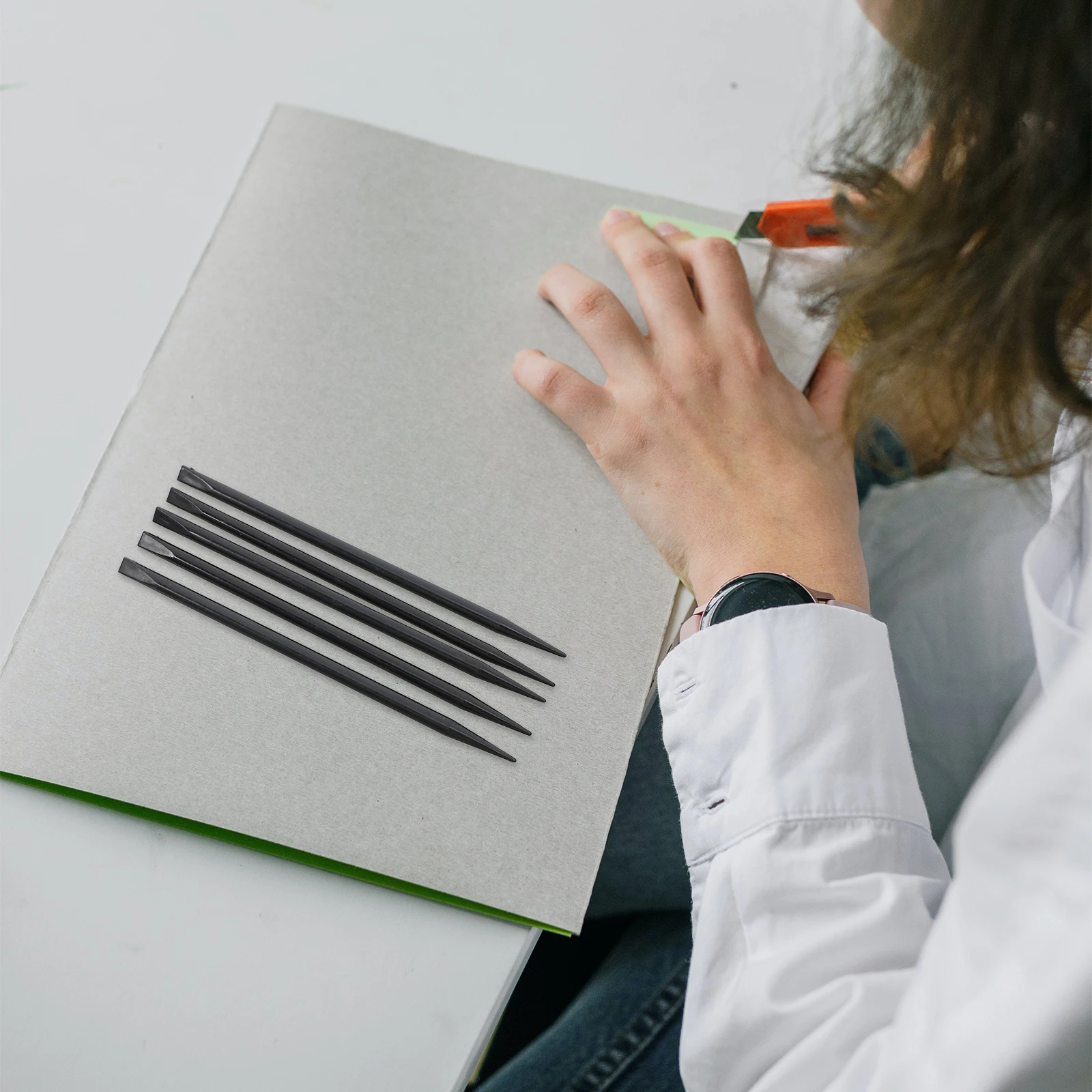 5 個子供スクラッチペイントペンセットスクラッチペーパーアート描画ツールクリエイティブカラフルなスクラッチボードペン子供のための画材