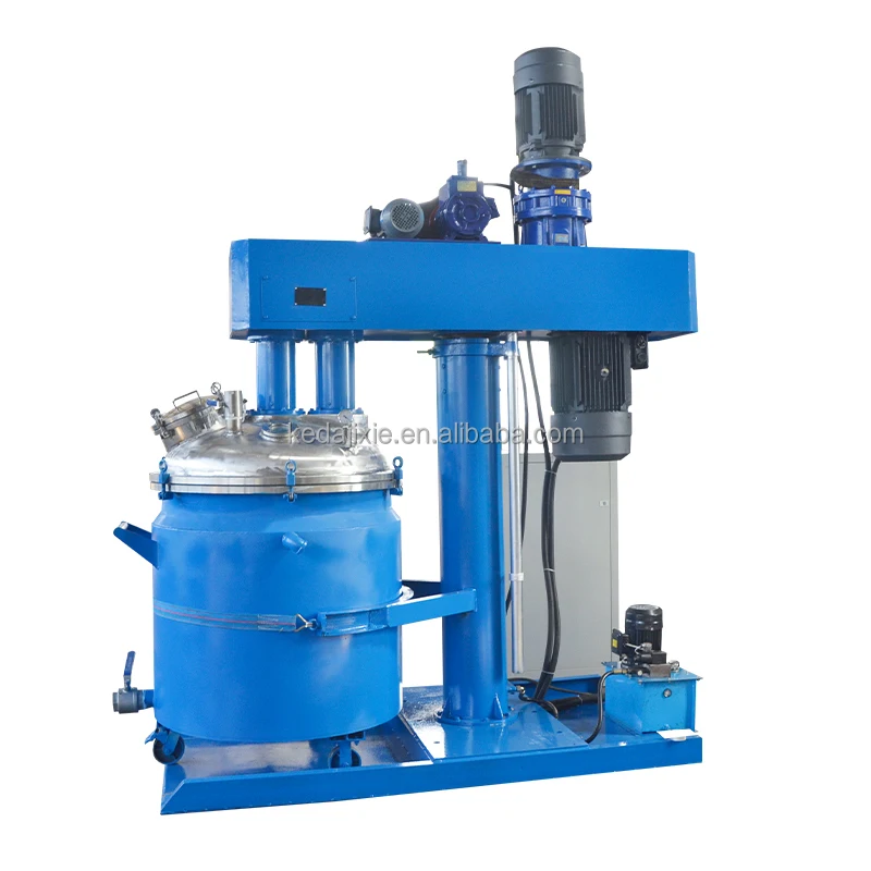 High Quality SUS304 Paint Disperser Mixing Machine With Vacuum Glue Mixer Dissolver Machine