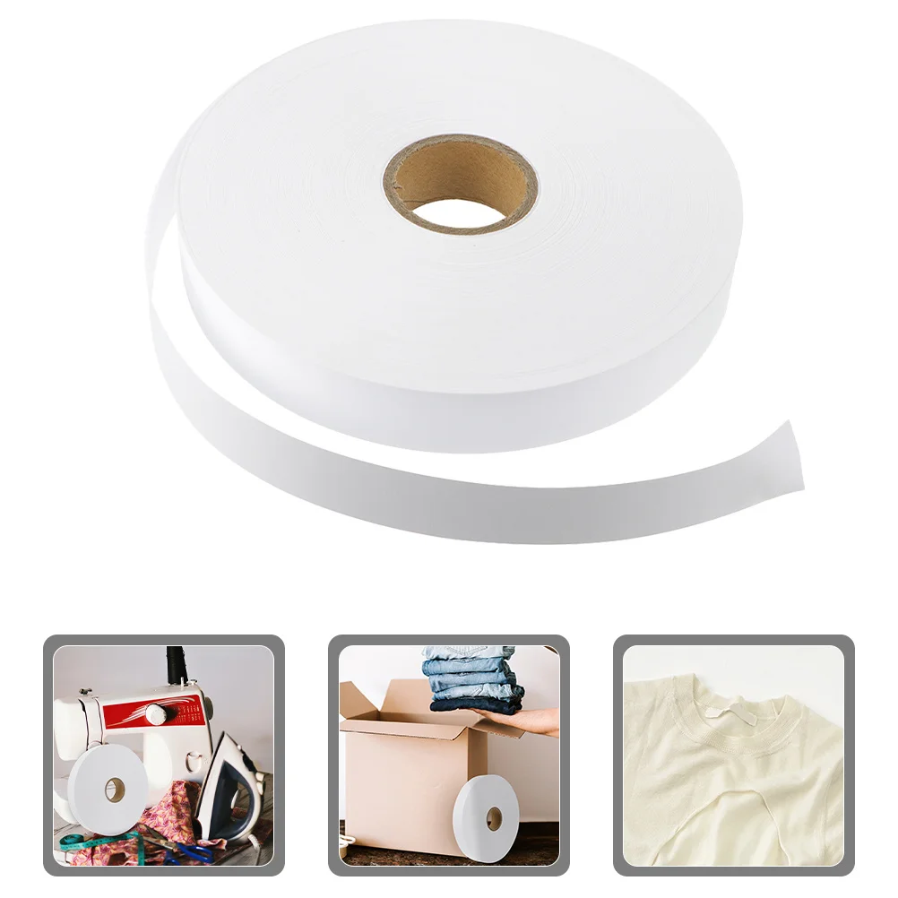 1 لفة تسميات النسيج الفارغة غسل العناية العلامات للملابس الملابس الرقبة التسمية Diy بها بنفسك زيت مقاوم للماء غير المنسوج #1