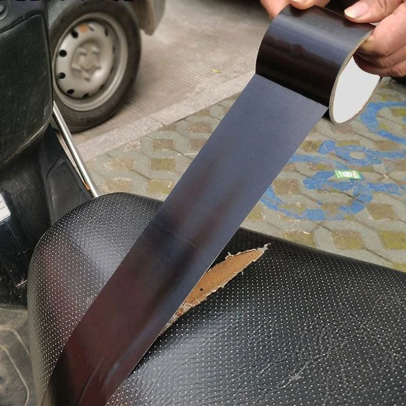 Black Cloth-based Adhesive Tape Is Used For Cushion Repair Leather Seat Sofa Leak Repair Leather Wear-resistant Repair Tape