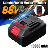 10000mh 10-section Lithium Battery  Rechargeable Battery Compatiable for Accessory for Electric Wrench Drill Power Tool