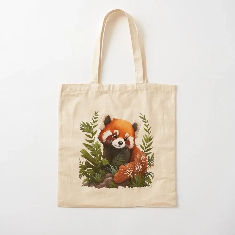 

Cute Red Panda Tote Bag Candy bags Women's shopper Women's bag Canvas Tote Bag