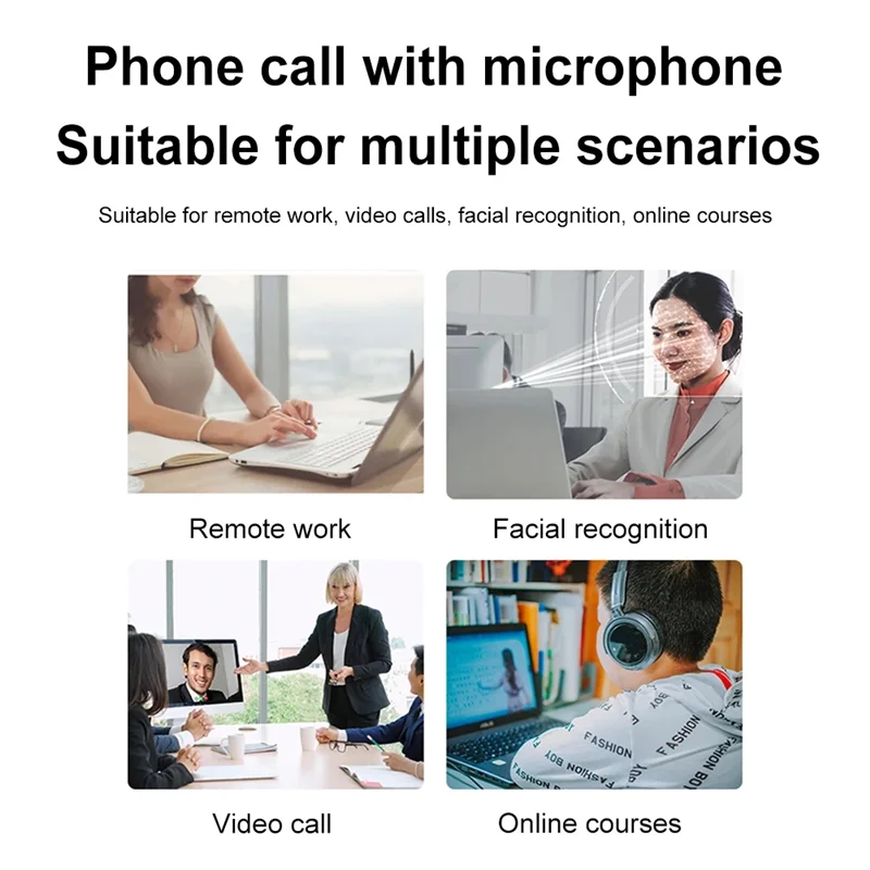 كاميرا ويب لتحديد تسجيل الدخول مع ميكروفون واحد لكاميرا ويب الكمبيوتر التي تعمل بنظام Windows Hello USB