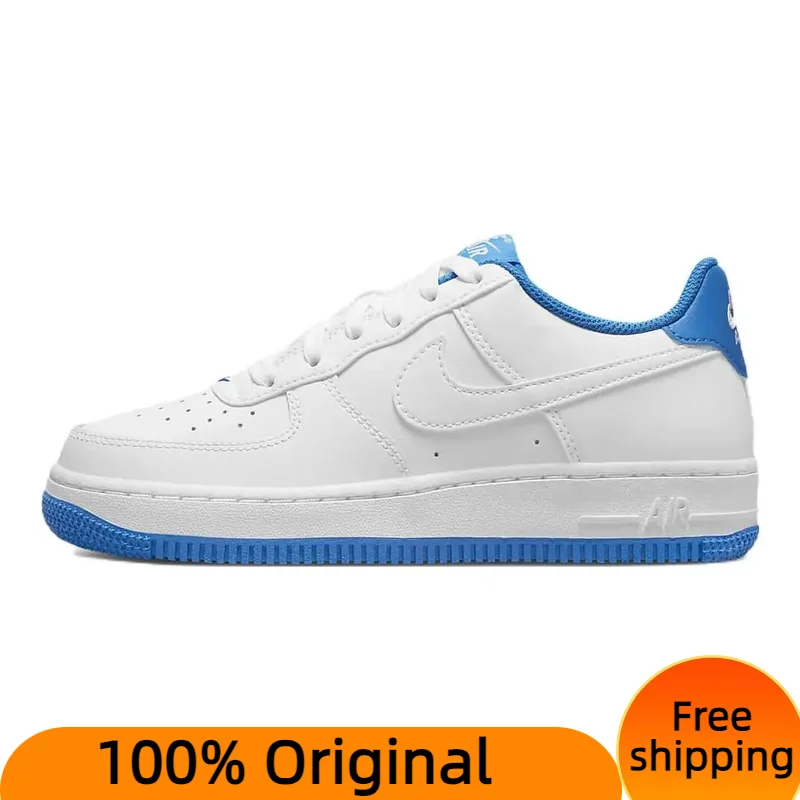 

Nike Air Force 1 Low '07 White Light Photo Blue GS