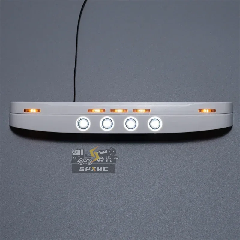 LED Simulation Sun Visor Light Lamp for 1/14 Tamiya RC Truck SCANIA 770S 6X4 56368 8X4 56371 Car Upgrade Accessories