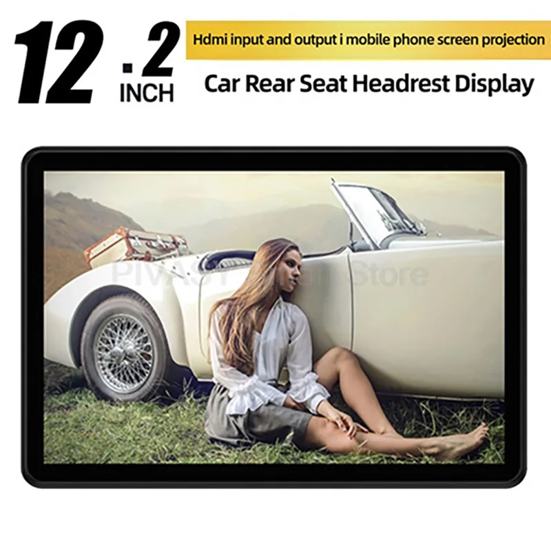 

12.2 Inch Portable Display IPS 1920*1200 HDMI-compatible Digital TV Mini Small Car Television Support USB Android TV for Outdoor