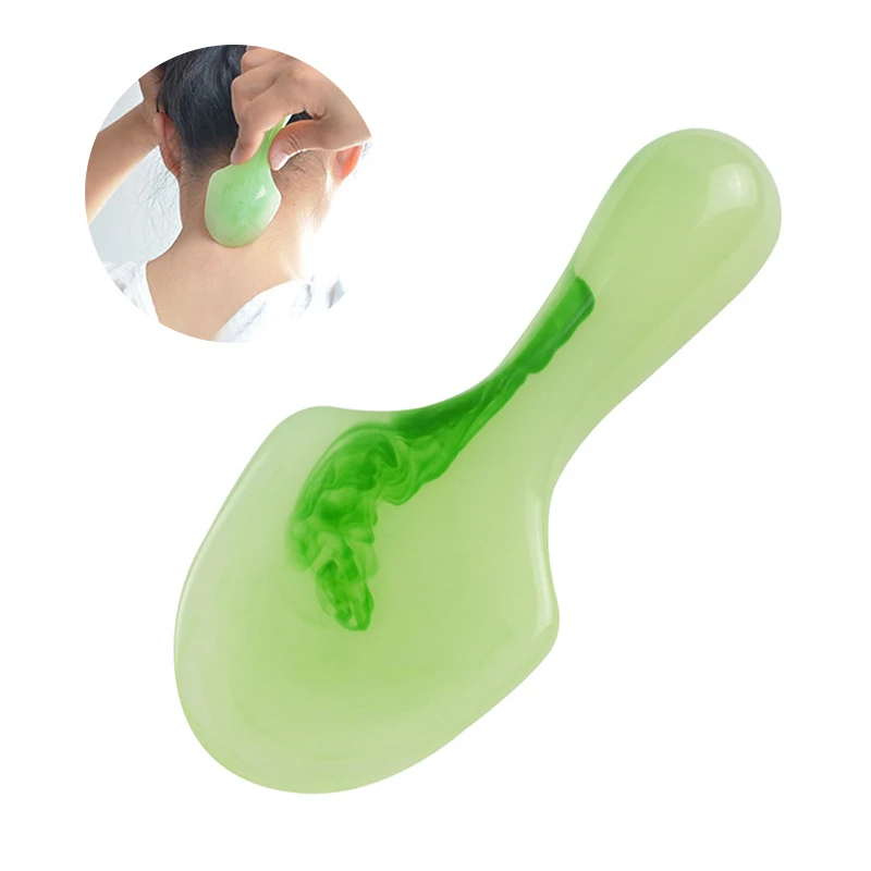 

Body Neck Back Scraping Massage Scraper Face Massager Acupuncture Guasha Board For Facial Lifting Board Stone Tool Protable