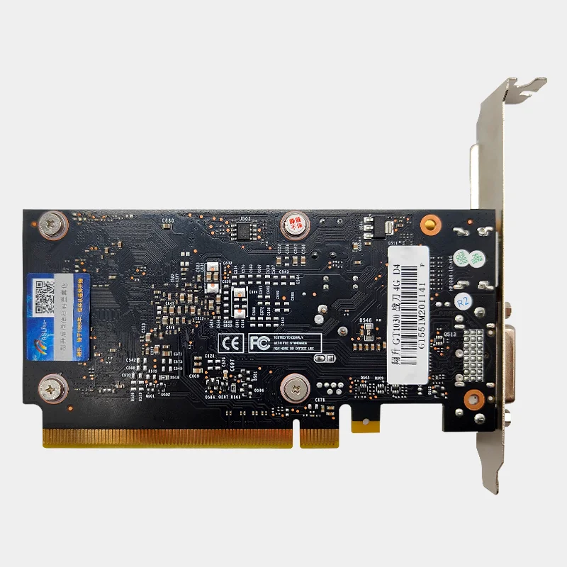 Imagem -04 - Asl Nvidia Geforce gt 1030 4gb Ddr4 64bit Pci Express 3.0 Placa de Vídeo para Jogos de Baixo Perfil Placa Gráfica Hdmi-compatível Dvi para pc