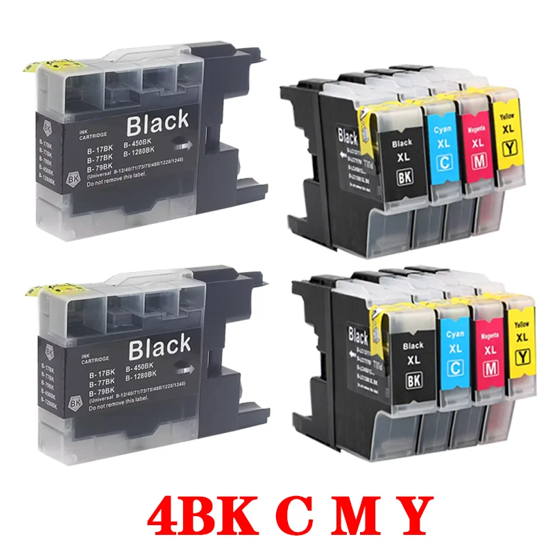 Ink cartridge Compatible Brother LC1240 LC1280 For Brother MFC J6510DW J6710 J6910DW J6710DW J430W J5910DW J625DW printer