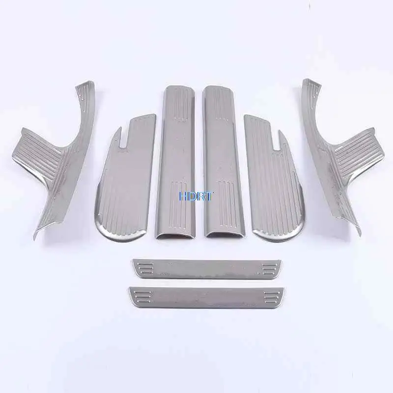 For Mercedes Benz GLB Class GLB220 X247 GLB200 2020 2021  Stainless Door Sill Scuff Plate Pedal Entry Guard Protector Cover