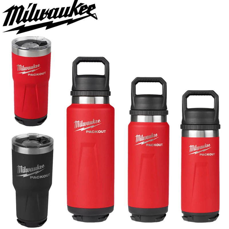 Milwaukee PACKOUT Series Insulated Cup Long Durability Heat Cold Retention Water Cup 48-22-8382 48-22-8396 48-22-8392