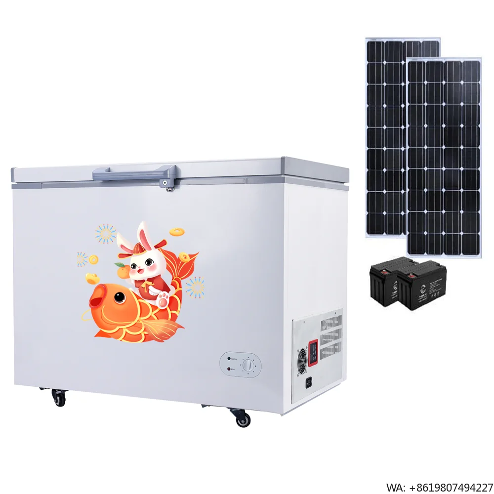 Hot Selling Product of High Quality and Best Price Solar Deep Freezer 258 Litres Big Capacity Single Door Brand Compressor