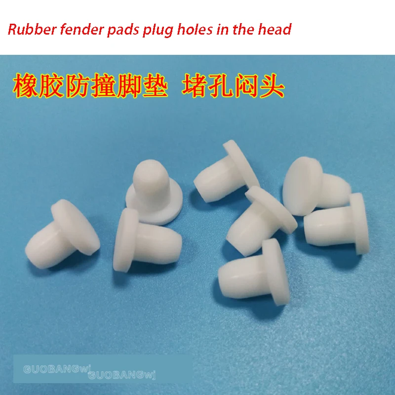 2.7mm-8.5mm Black Silicone Rubber Hole Plugs Solid T Type High Temperature Seal Stopper Dustproof Plug