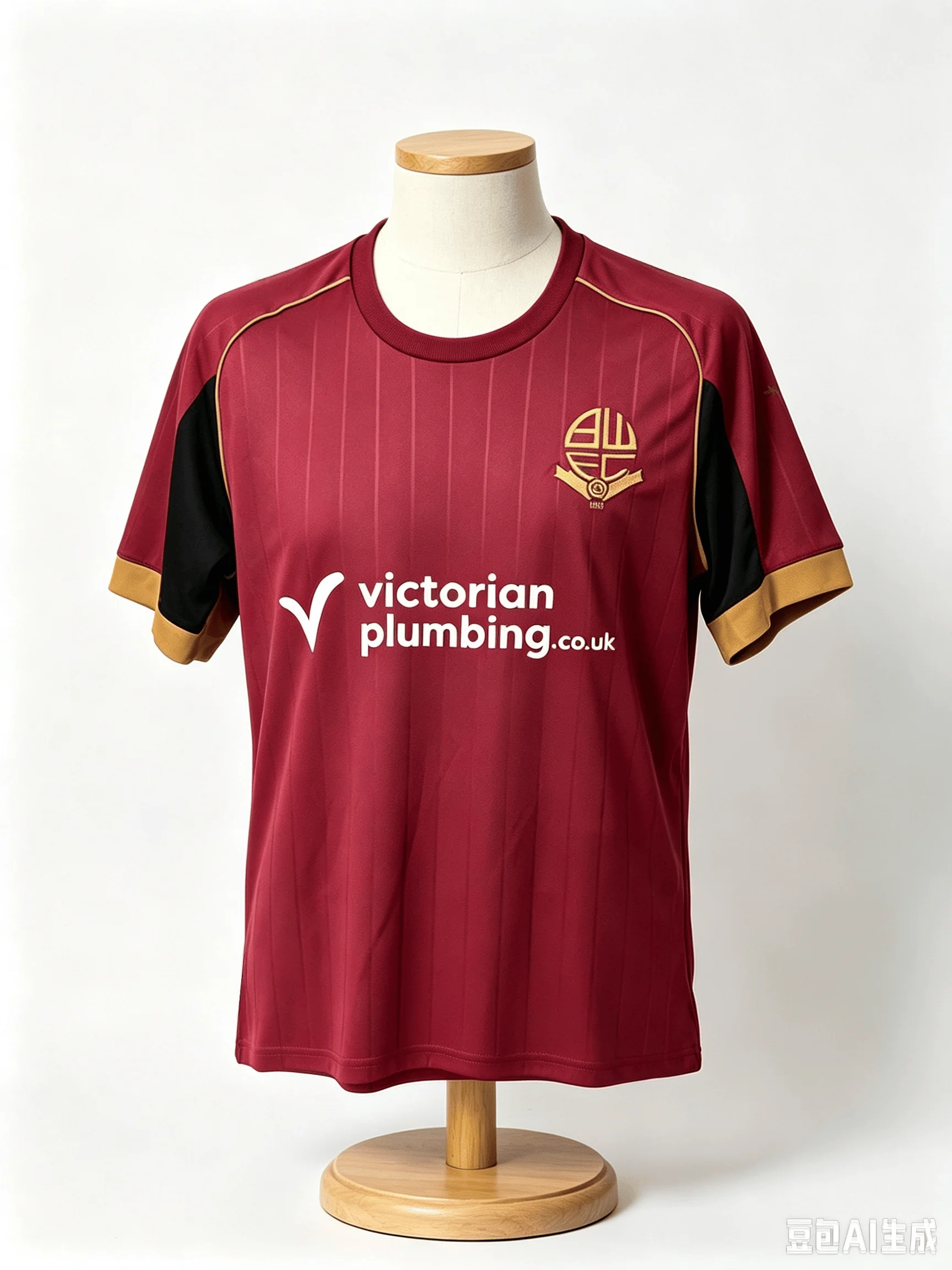 2026-2027 England Bolton Wanderers Fußballtrikot im Y2K-Stil, schnelltrocknend, atmungsaktiv, Unisex, kurzärmeliges Fußball-Sport-T-Shirt – Detail 2