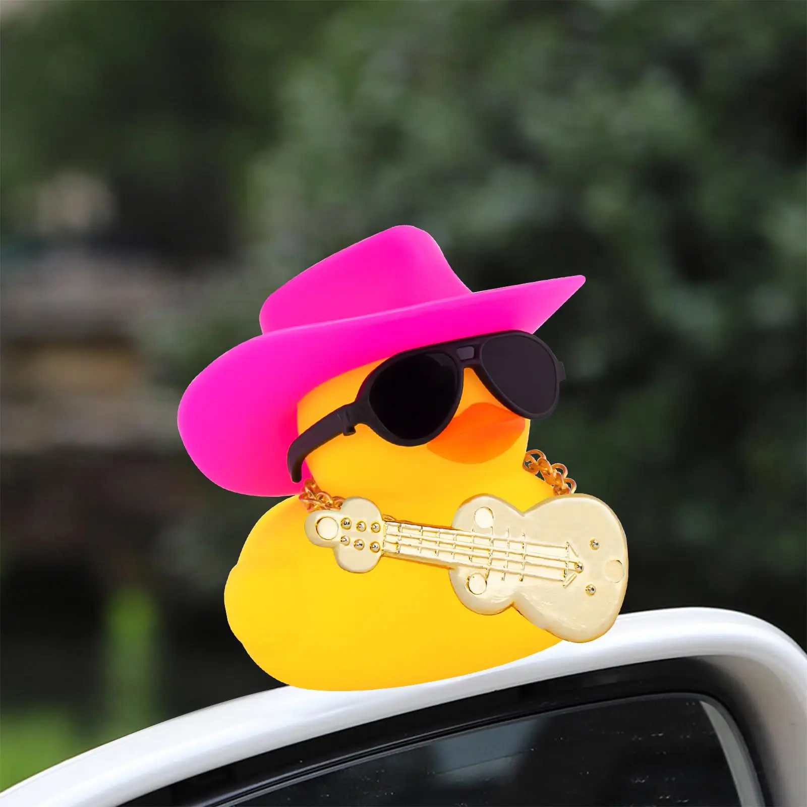 Car Rubber Duck Car Duck Decoration Dashboard Car Ornament for Car Dashboard Decoration Accessories