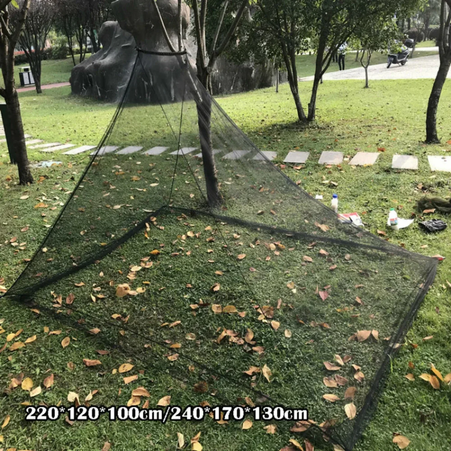 Lightweight Black Portable Outdoor Camping Mosquito Net Family Size S L Outdoor Mosquito Tent  (prefabricated text)