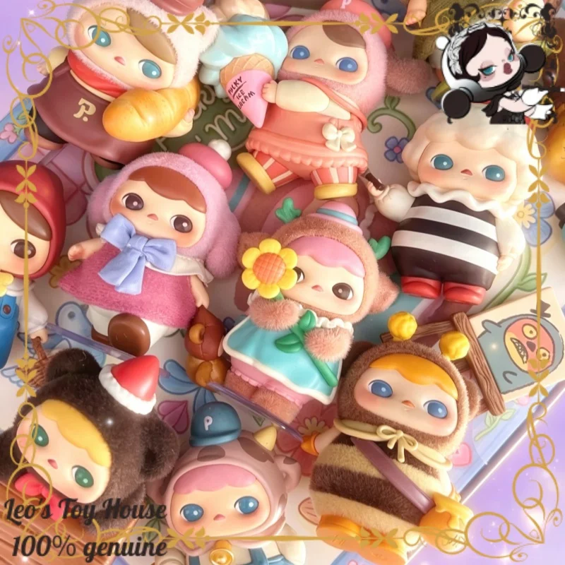 

POPMART PUCKY Elf Bazaar Collection Blind Box Adorable Animal Style Figurine Exquisite Home Decor Perfect Present