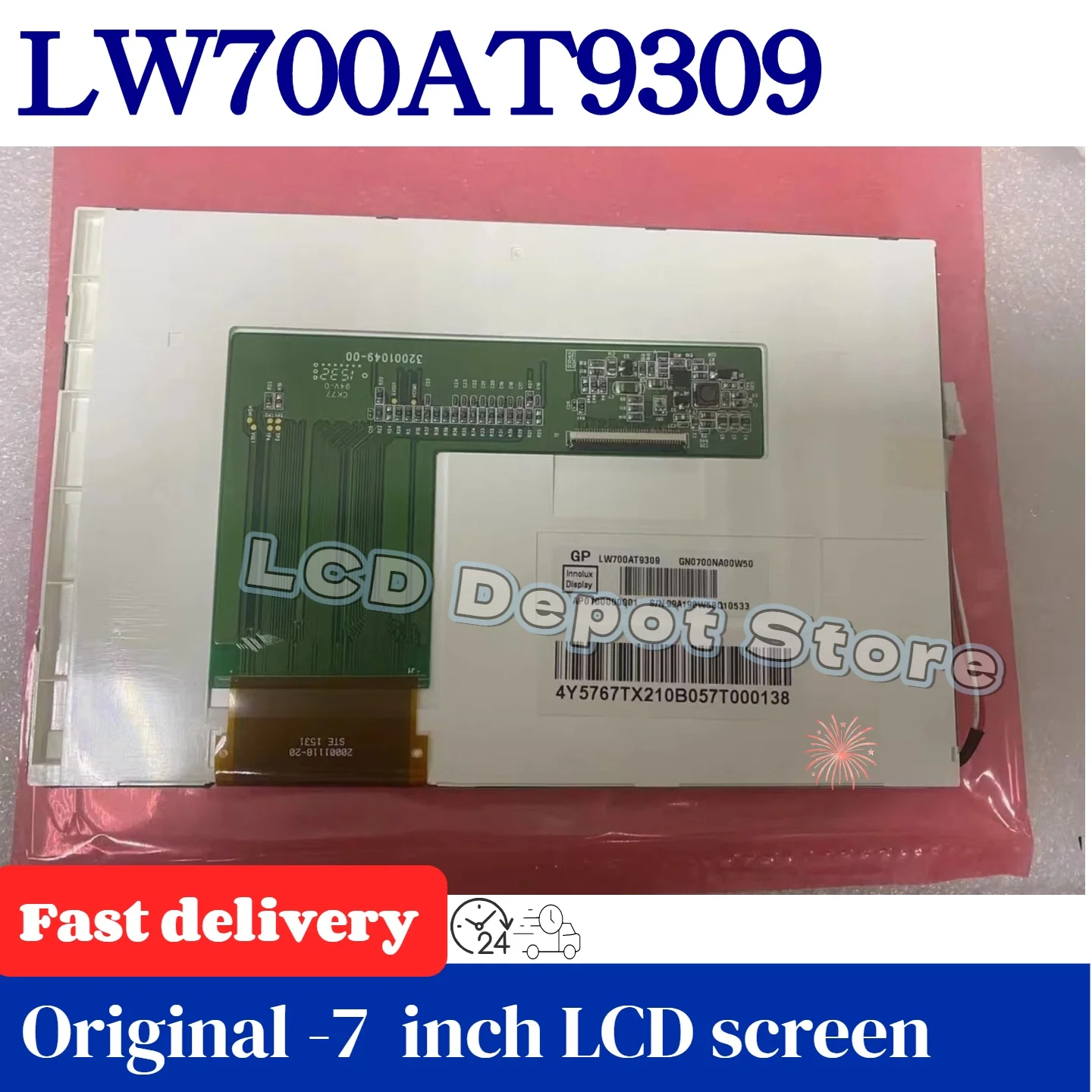 

Новый оригинальный 7-дюймовый ЖК-дисплейный модуль Lw700At9309 с 40 контактами