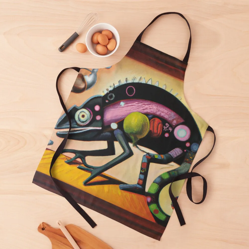 

Chameleon X-ray Apron Kitchen Accessories 2022 Bib For Kitchen For Cooking Men gift Apron
