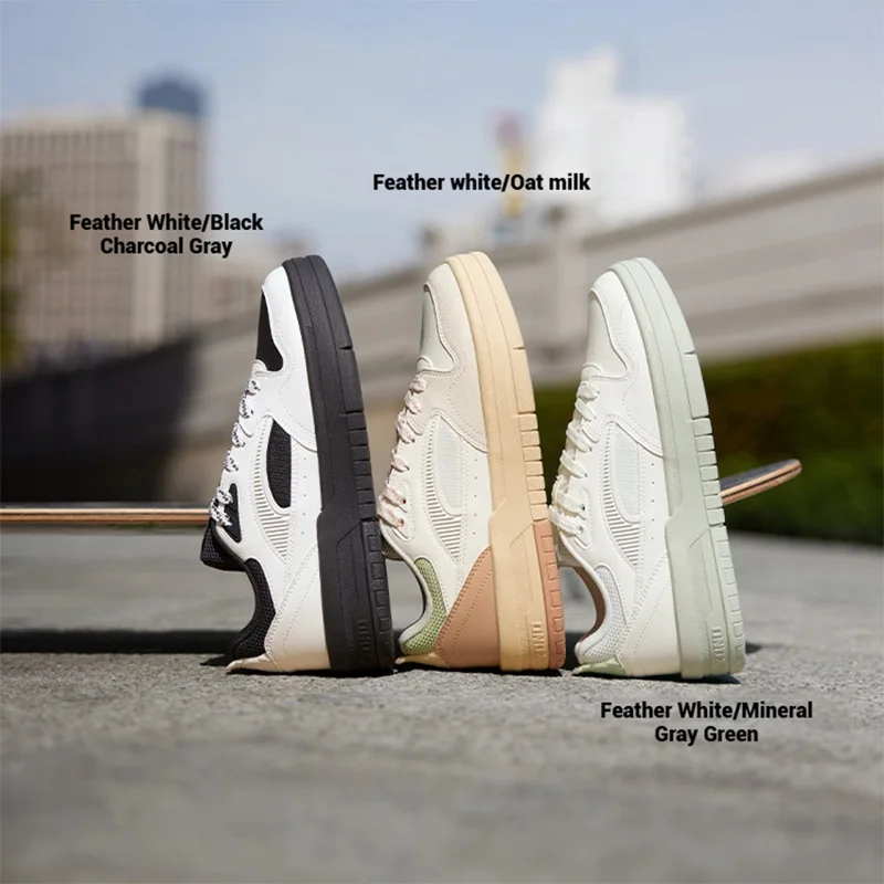 361 Degrees Women's Skateboard Shoes Versatile Classic Non-slip Comfortable Durable Stitching Culture Female Sneakers 682536608