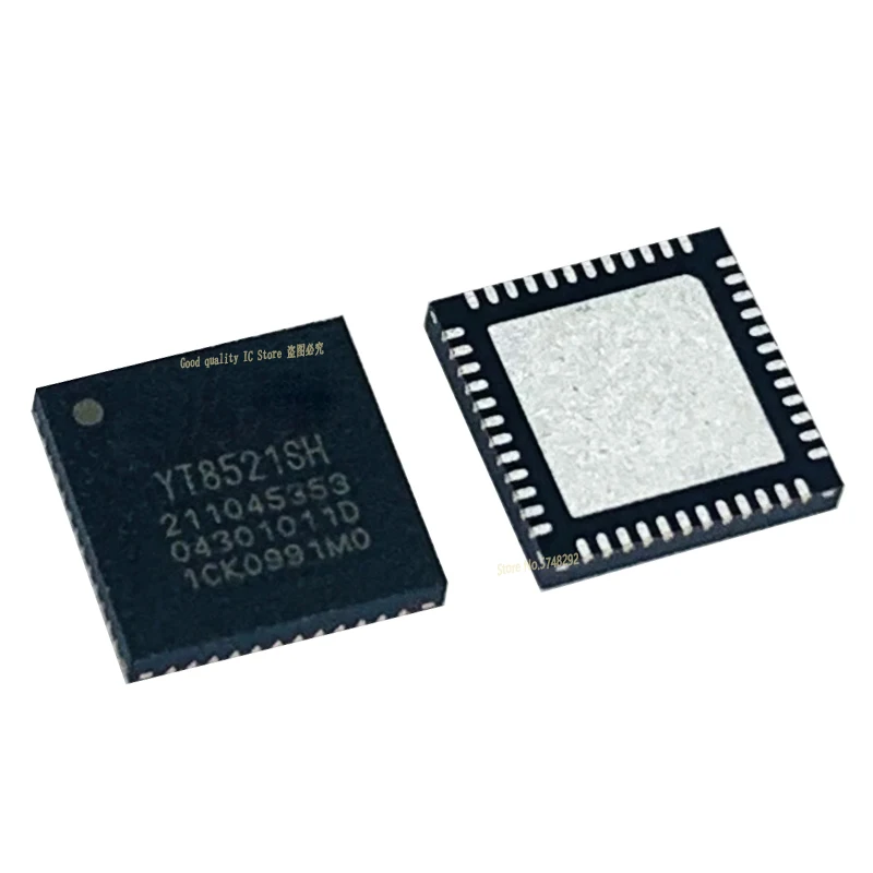 1PCS/lot   YT8521S YT8521SH-CA QFN48 100% new imported original   IC Chips fast delivery