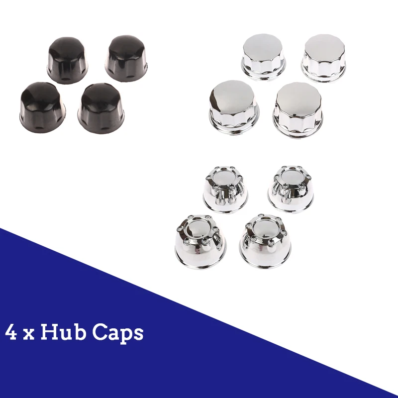 

4Pcs/Lot Decorative Cover Electroplating Special Hub Caps For 10-inch 12-inch 14-inch Plastic/Rubber Wheels ATV Quad Parts