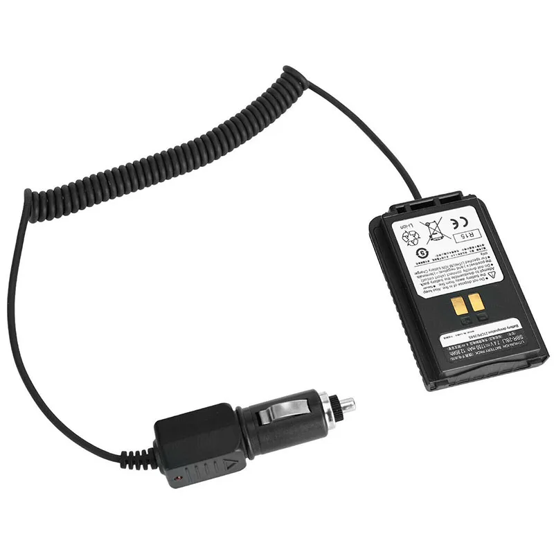 Adaptador eliminador de batería de coche, cargador de 12/24V para walkie-talkie YAESU Ft4X Ft4Xr FT-4X FT-4XR, Radio de SBR-28 para SBR-28Li