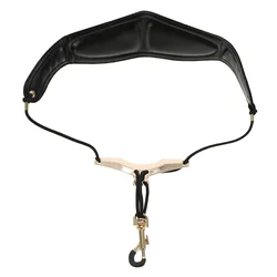 Saxophone Strap Saxophone Neck Strap with Metal Snap Adjustable Padded Sax Harness Strap