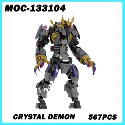 MOC-133104 Mech Series Crystal Demon Building Blocks, DIY Model, Assemble Bricks, High Difficulty Puzzle Toys Xmas Gifts 567PCS