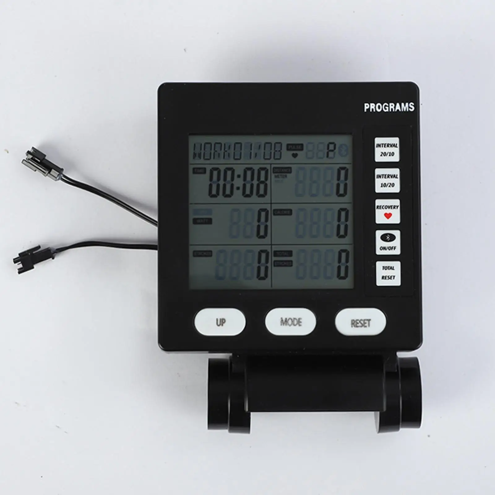 Rowing Machine Counter Replacement Monitor Speedometer LCD Display for Strength Training Apparatus Stationary Bike Rowing Device