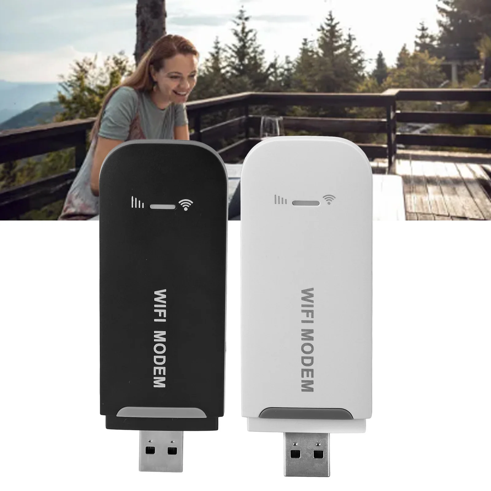 4G USB Portable WiFi Plug and Play High Speed Internet Multi User Sharing Inserted Standard SIM Card Portable Travel Hotspot