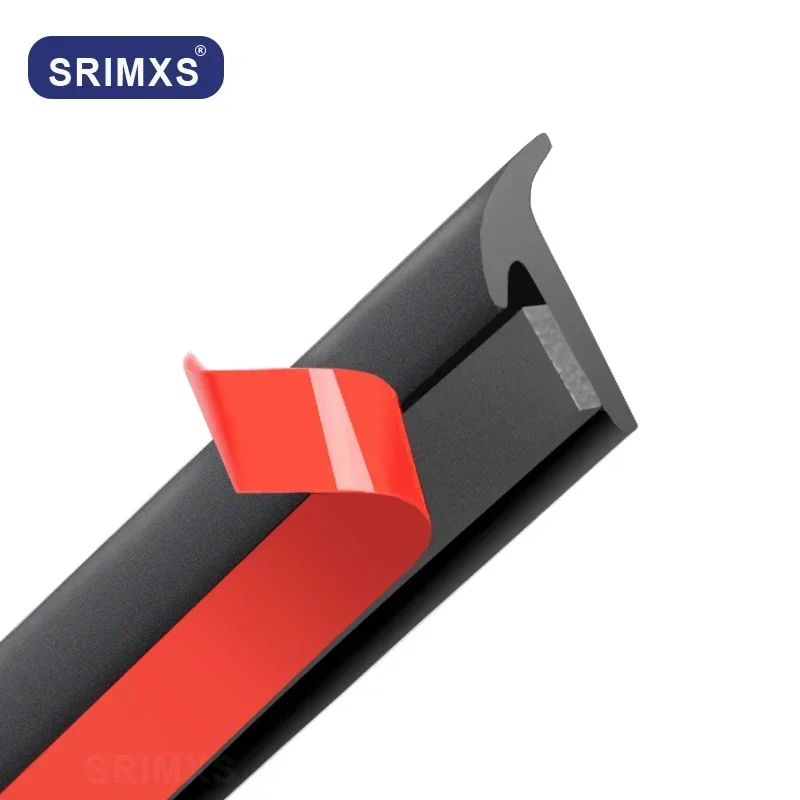 2m Universal Car Rubber Sealing Strip Car Seal Slanted T-Type automobile Seal Rubber Weatherstrip Flare Arch Trim