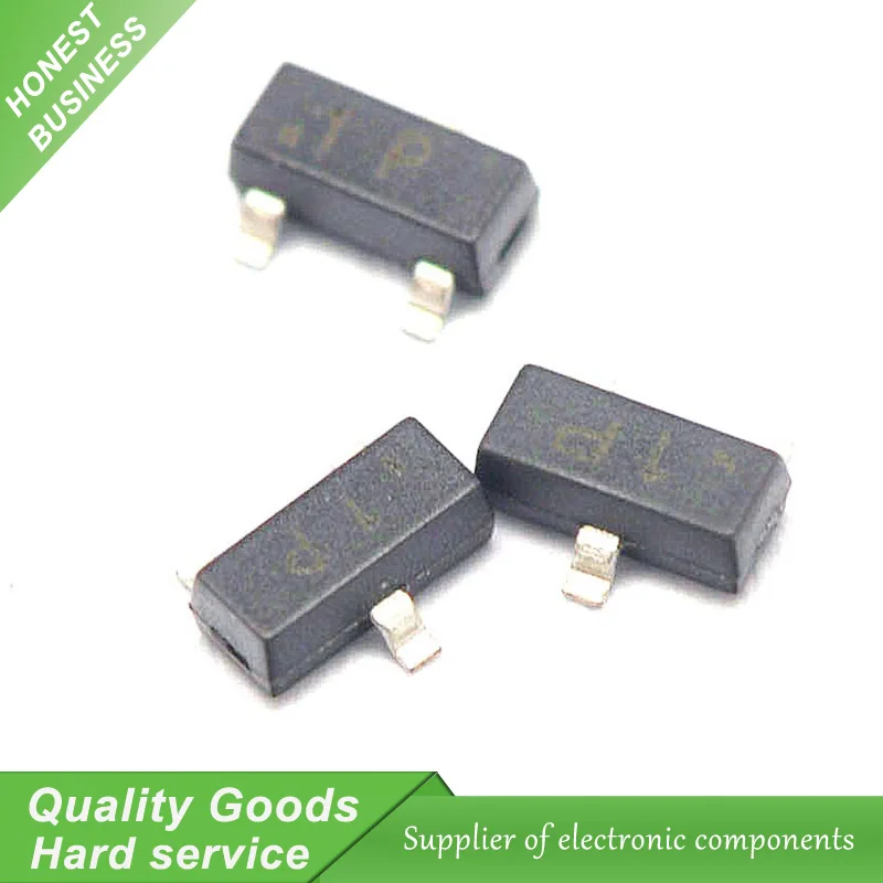 100pcs mmbt2222 2222 sot-23 Transistor 40v 600ma neues Original versand kostenfrei