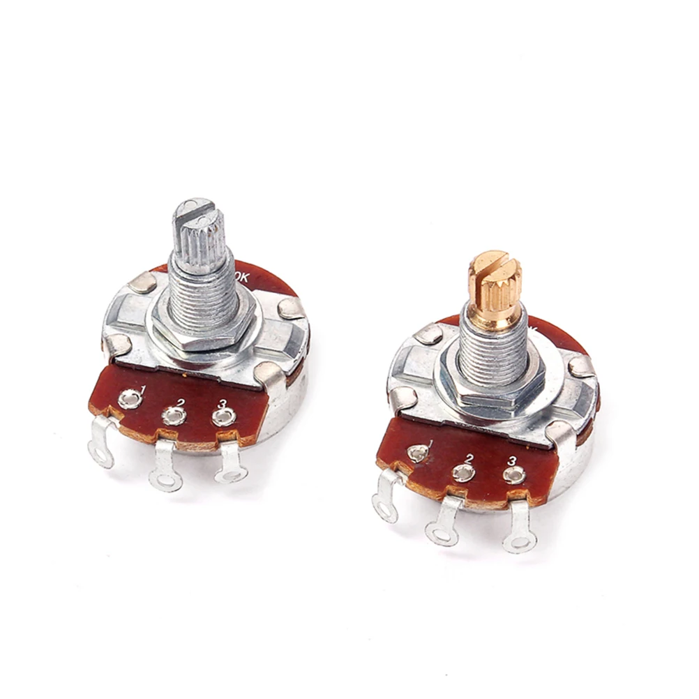 

Long Pole Bent Feet Guitar Amp Potentiometer Audio-potentiometers Volume A500k Solder Lugs