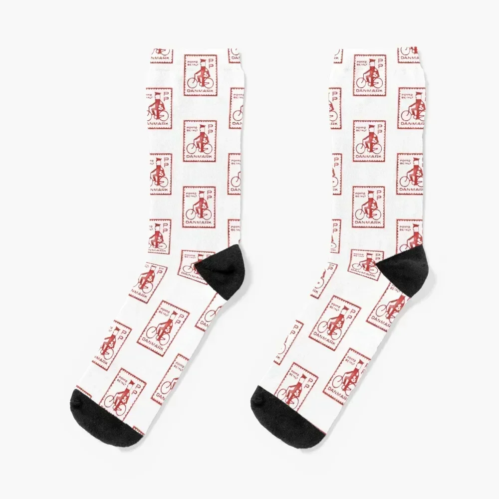 Denmark Stamp Socks hiking cute Stockings kids Socks For Man Women's