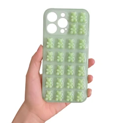 Gummy Bear Phone Case For iphone 15 14 13 12 11 Pro Max Mini SE Gummie Cover