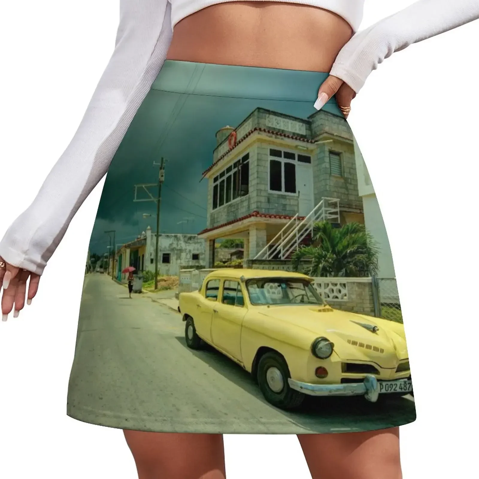

Yellow storm car Mini Skirt elegant party dresses for women 2026 Skirt shorts Women's summer dress skirt