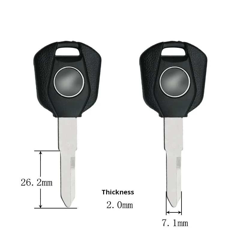 Honda motorcycle key, suitable for: HondaCBR17 22 23 29 VFR30 Sapphire CB400 motorcycle key blank(can be placed anti-theft chip)